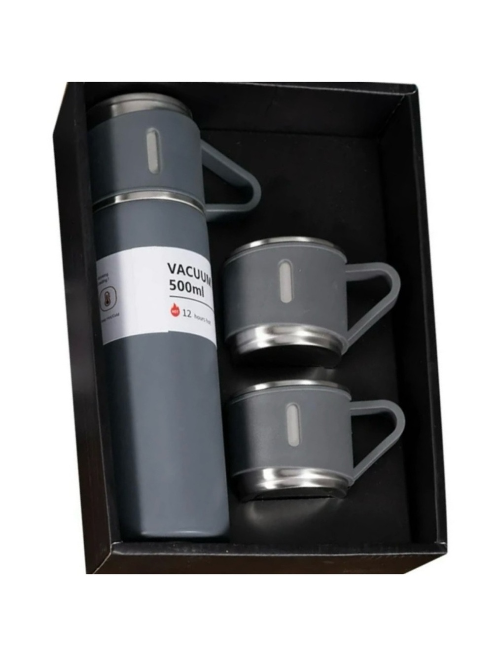 🆕- Double Layer Stainless Steel Vacuum Insulated Cup Set with 3 Cups